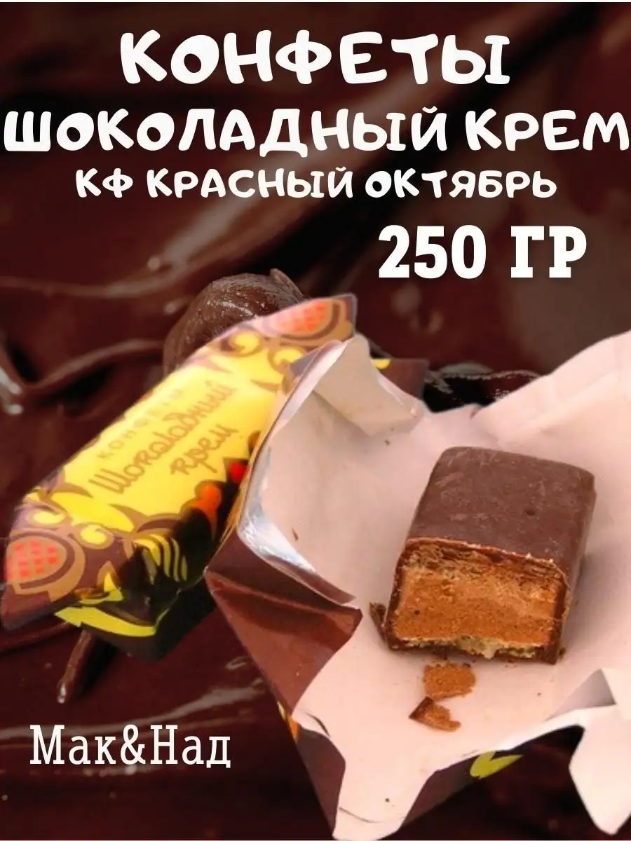 Конфеты Шоколадный крем, 250 гр